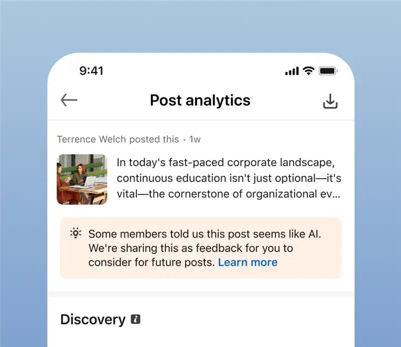 linkedin ai slop report