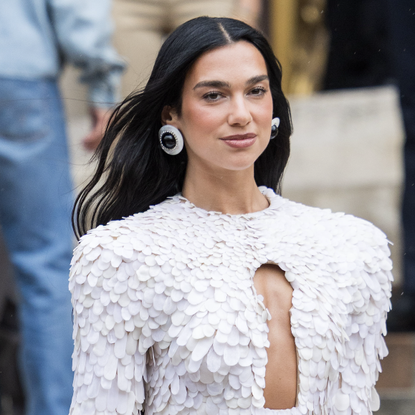 Dua Lipa attends the Schiaparelli Haute Couture Fall/Winter 2025/2026 show as part of Paris Fashion Week on July 07, 2025 in Paris, France.