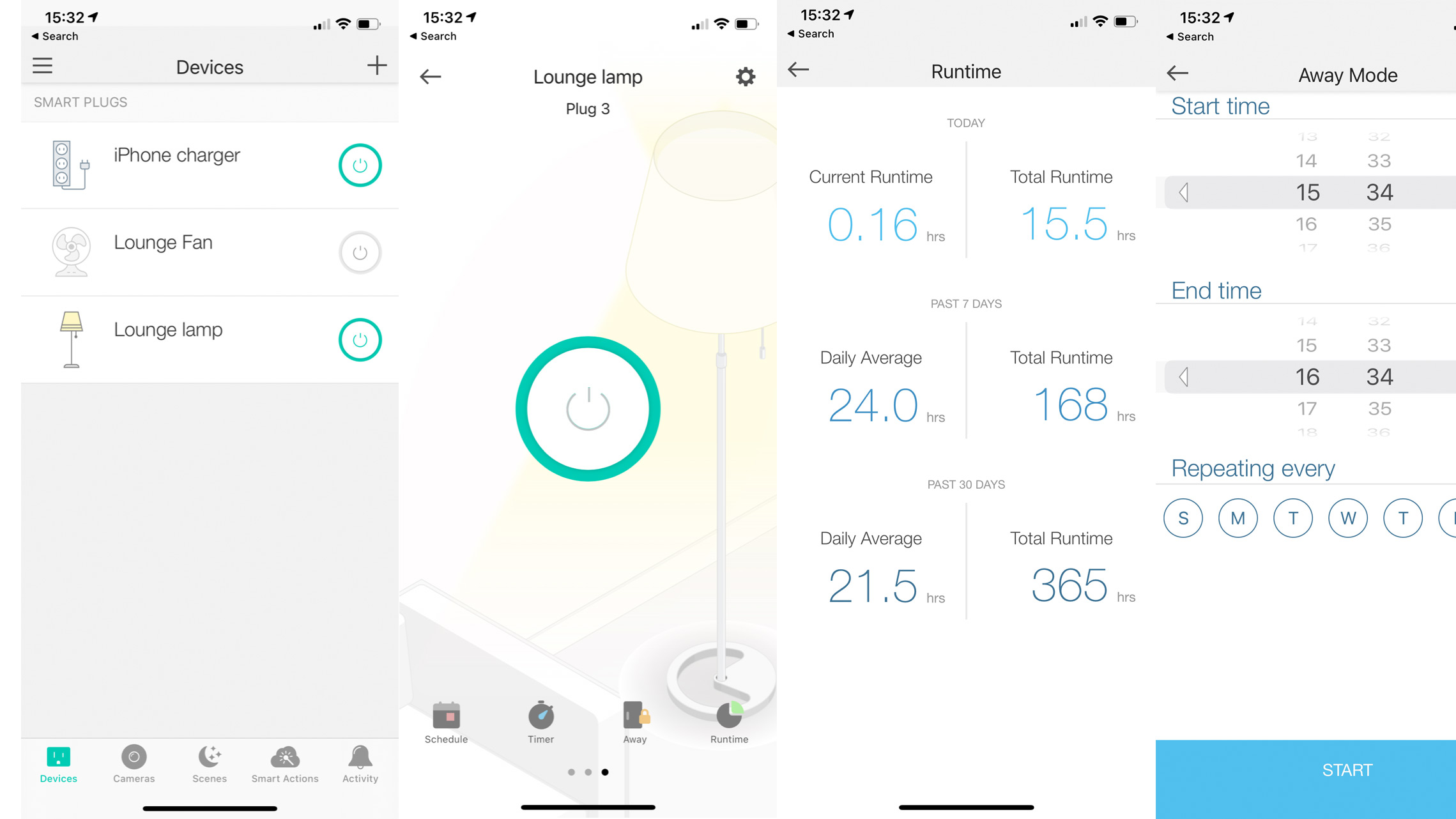 TP-Link Kasa Smart Wi-Fi Powerstrip KP303'S app