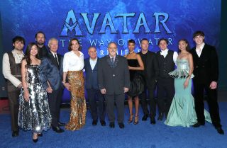 The cast of Avatar 2 at the premiere