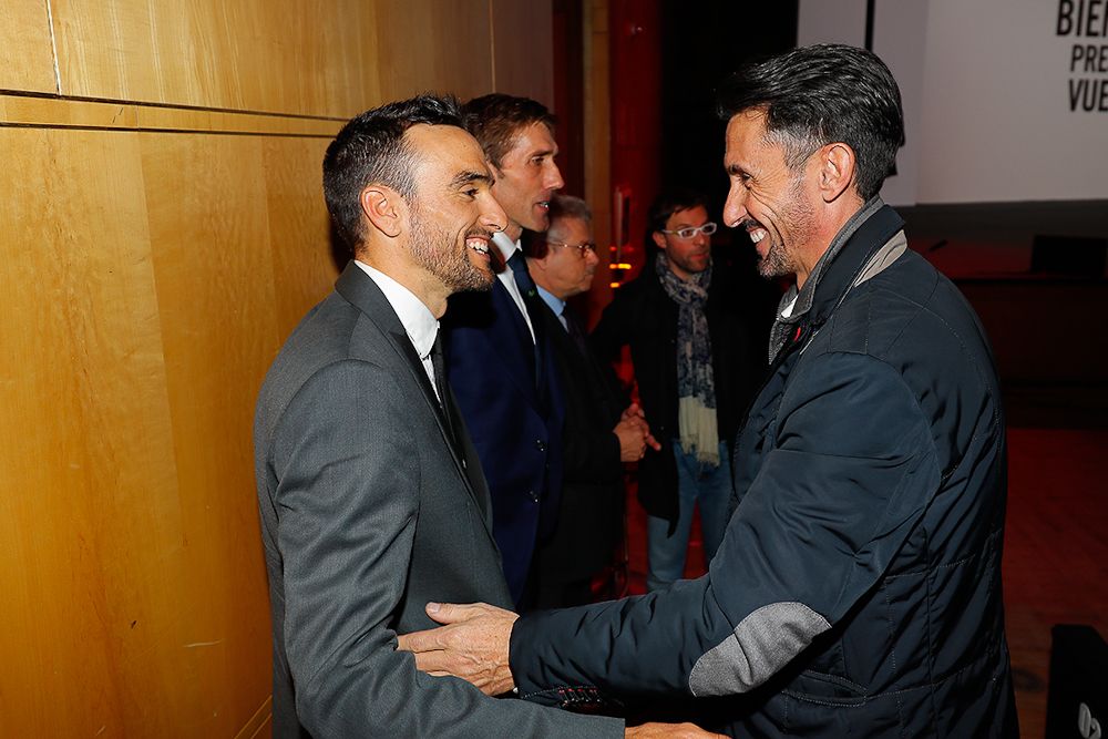 Luis Angel Mate at the Vuelta route presentation