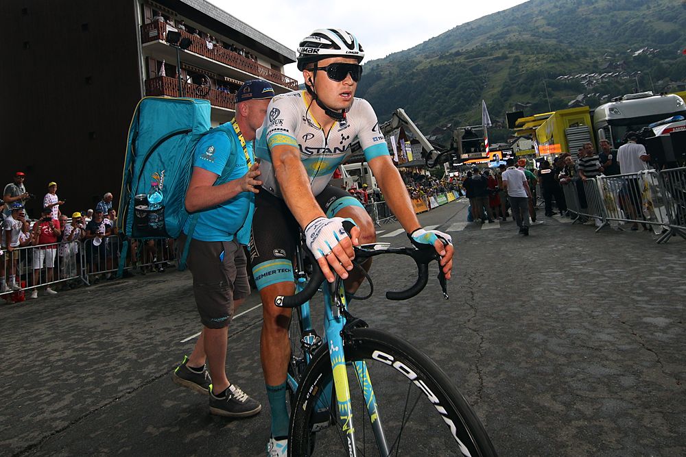 Alexey Lutsenko (Astana) after stage 18 at the Tour de France