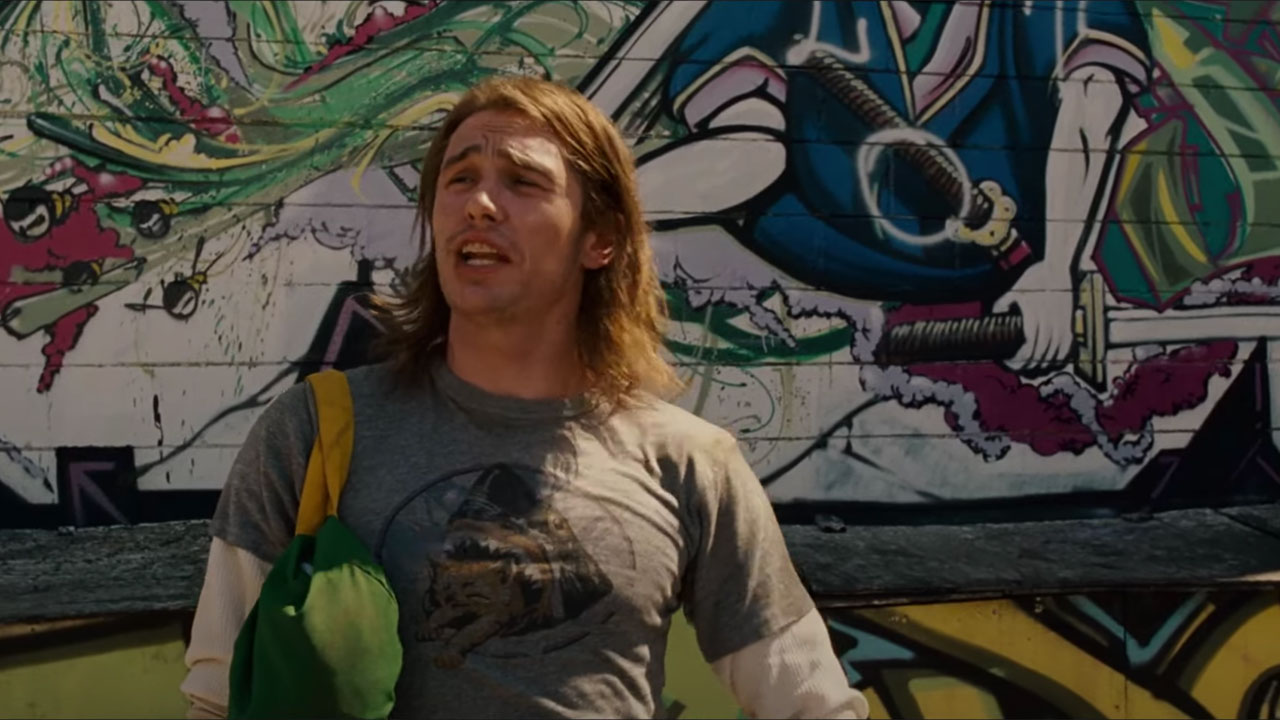 James Franco argues in the comedy Pineapple Express.