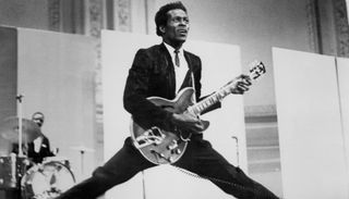 Chuck Berry performs live in 1968