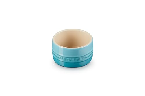 Le Creuset Stoneware Round Straight Wall Ramekin, 6.75oz., Caribbean