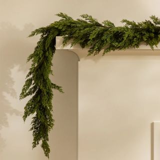 faux Christmas garland