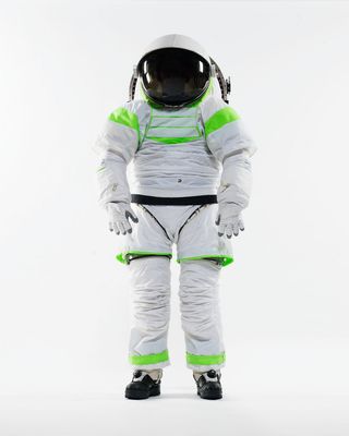 Z-1 Spacesuit Prototype Standing