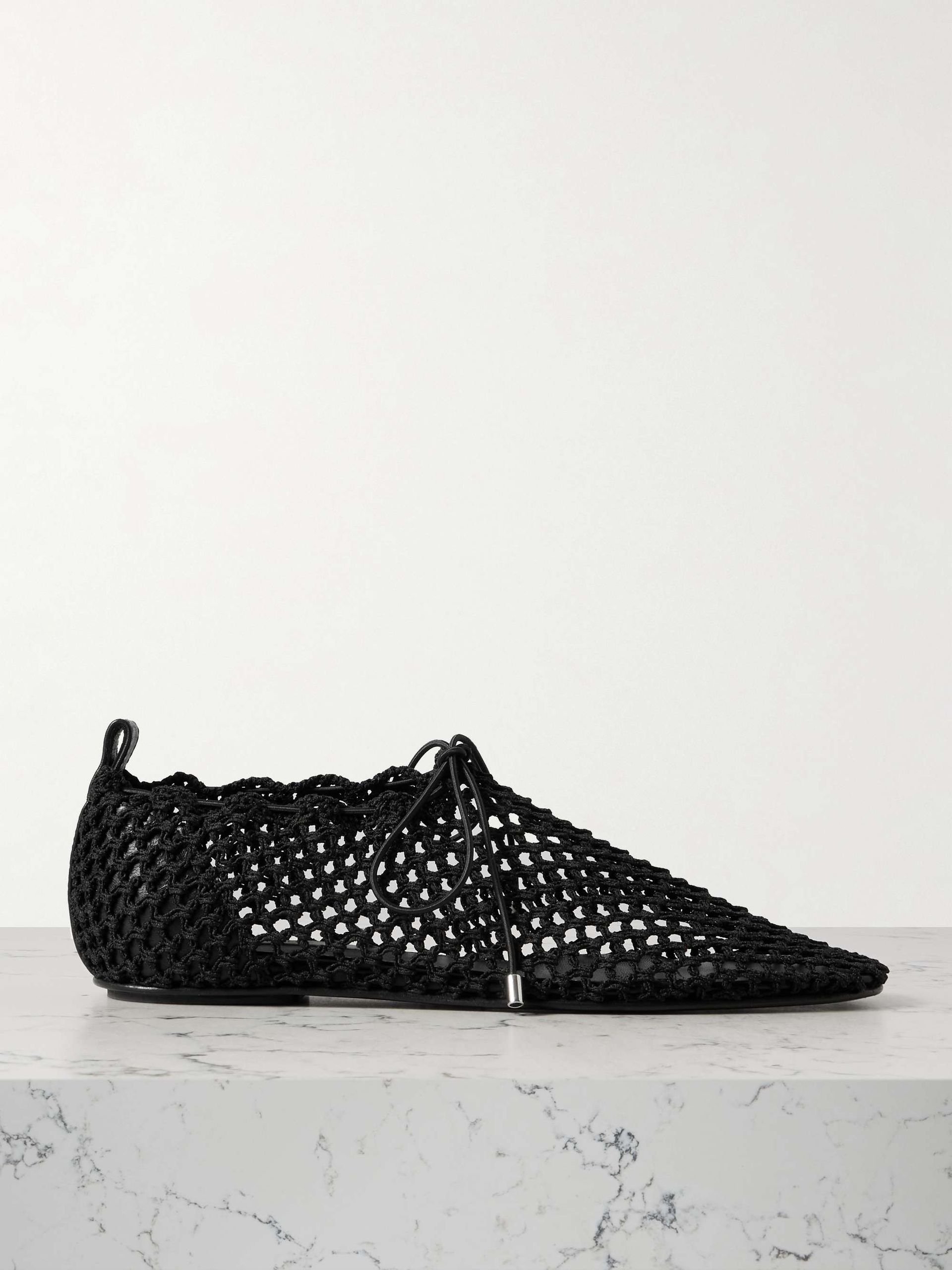 Crochet-Knit Flats