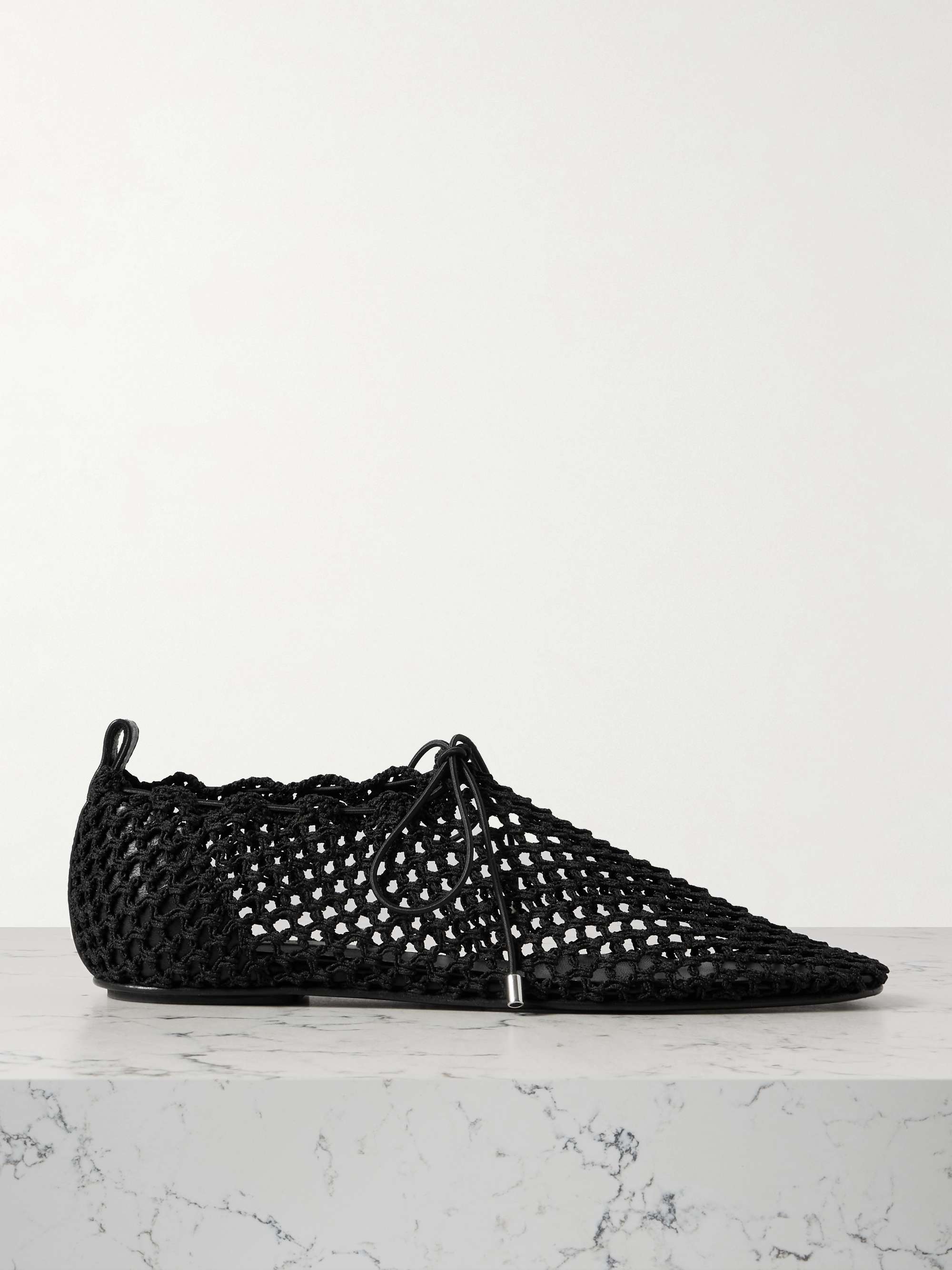 Crochet-Knit Flats