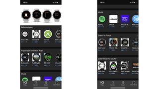 Der Garmin Connect App Store kann mit vielen Zusatzinfos für Sport und Gesundheit punkten, schwächelt aber bei Drittanbieterapplikationen