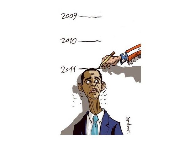 Obama&amp;#039;s &amp;amp;nbsp;shrinking stature