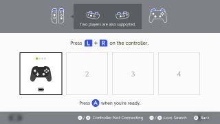 How to pair Pro Controllers to Nintendo Switch Lite: look to see if your controller appears on screen