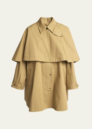 Gabardine Cape Coat