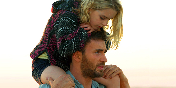 Gifted Mckenna Grace riding on Chris Evans&#039; shoulders