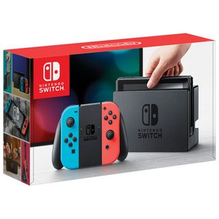 Nintendo Switch Neon blå/röd