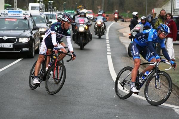 Gabriele Bosisio (Utensilnord Named) and Mads Christensen (Team Saxo Bank)