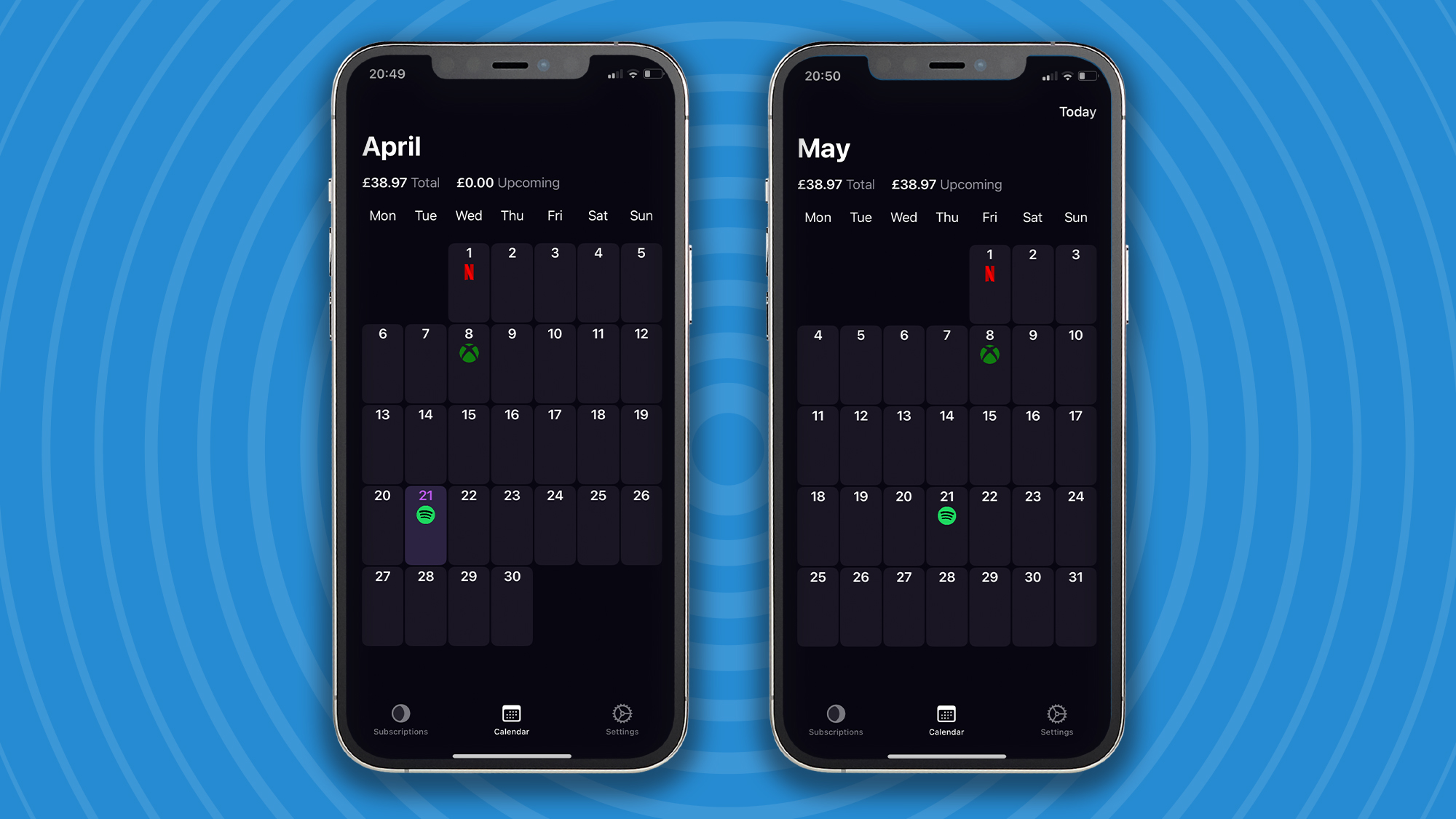 Orbit Subscription Tracker