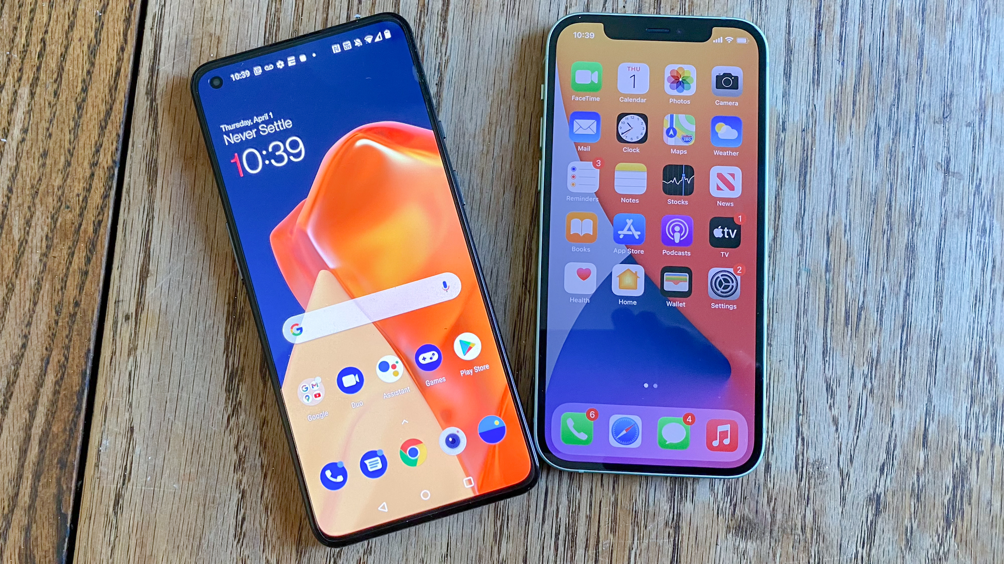 OnePlus 9 vs. iPhone 12