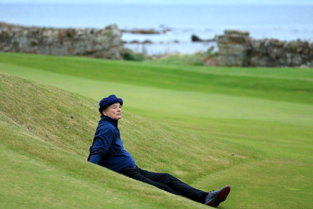 Bill Murray lying down