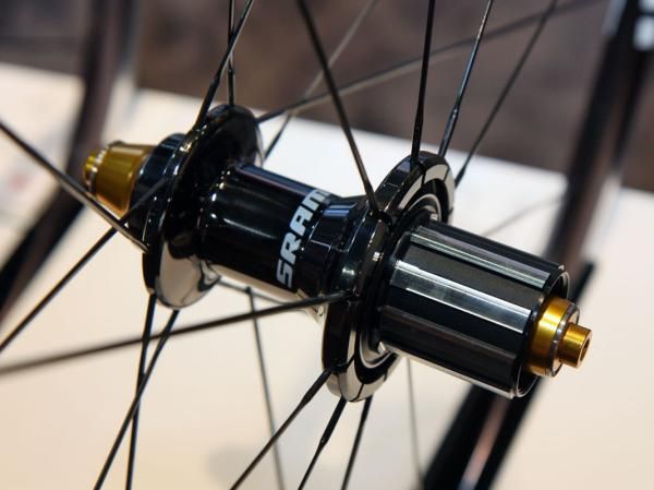 CeramicSpeed hybrid ceramic cartridge bearings are fitted throughout the new SRAM S30AL Gold hubs.