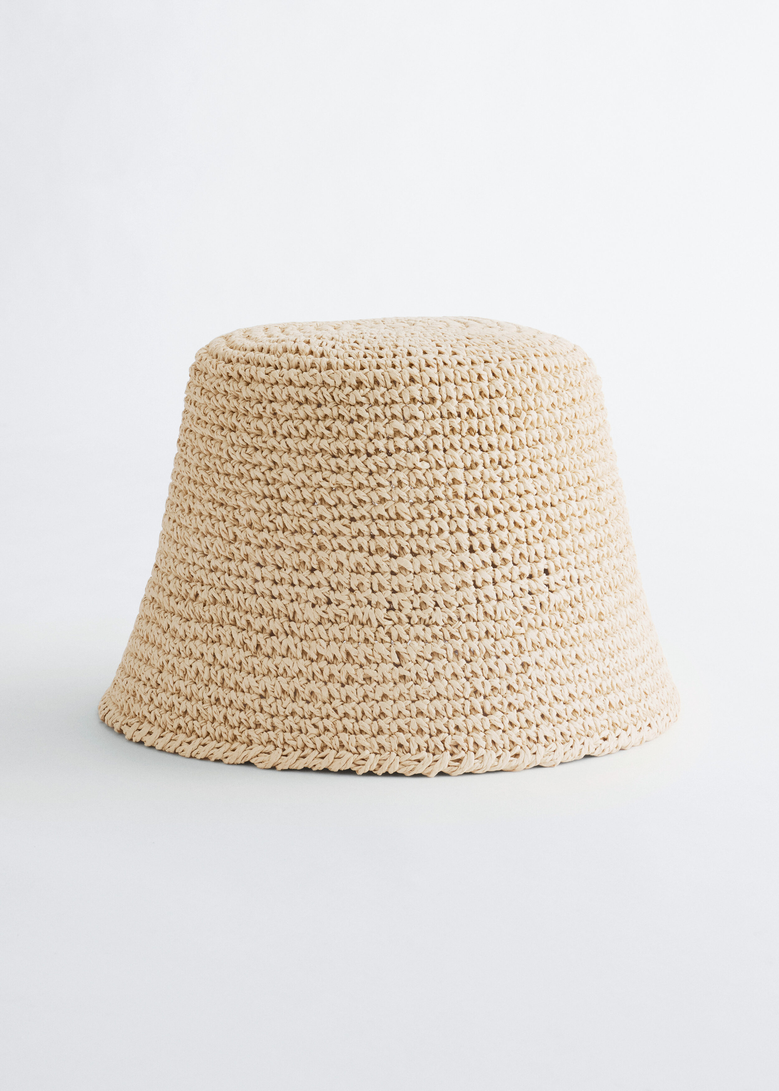 Woven Straw Hat - Light Beige