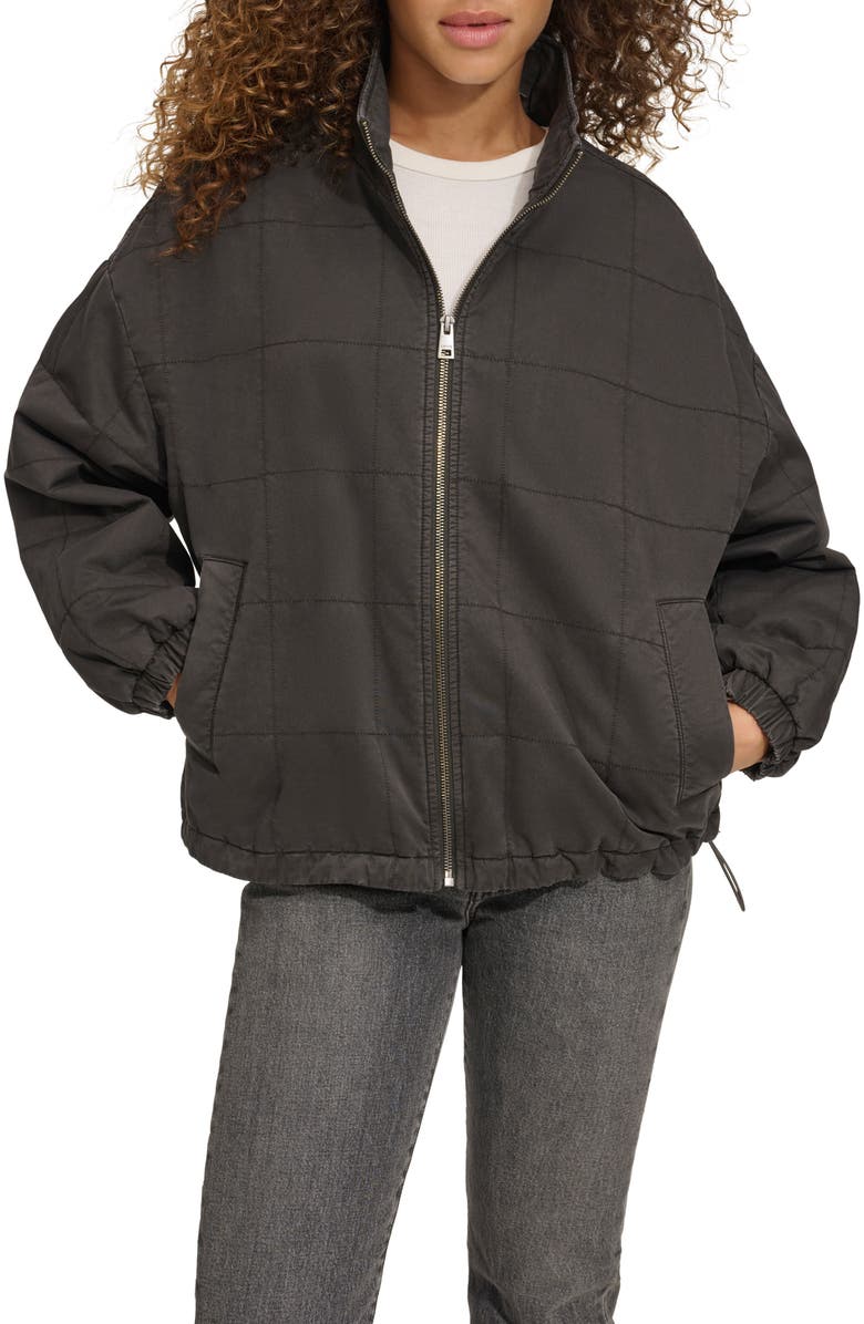 Box Quilted Water Resistant Cotton Jacket