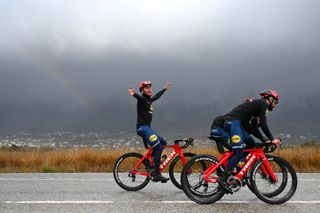 Toms Skujins of Latvia and Team Lidl - Trek during the Team Lidl-Trek 2024 - Training Camp on January 11, 2024 in Calpe, Spain. (Photo by Dario Belingheri/Getty Images)