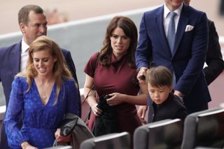 Princess Beatrice and her stepson Wolfie
