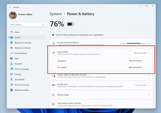 Windows 11 Power Settings