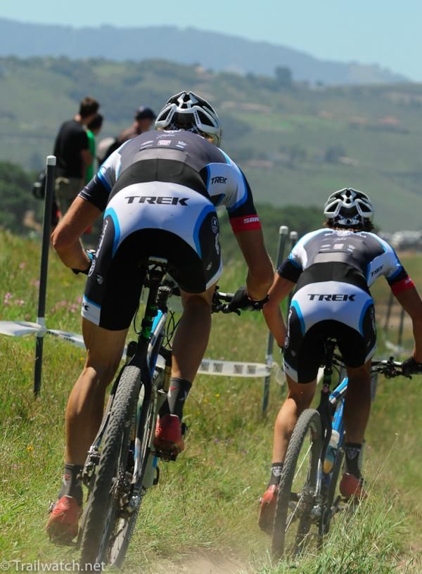 The Trek-Subaru boys chasing the leaders