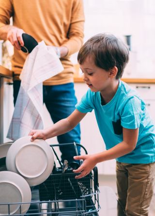 Children tidying up