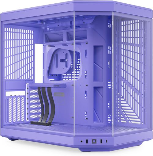 Y70 mid-tower PC Case - Taro Milk (purple)