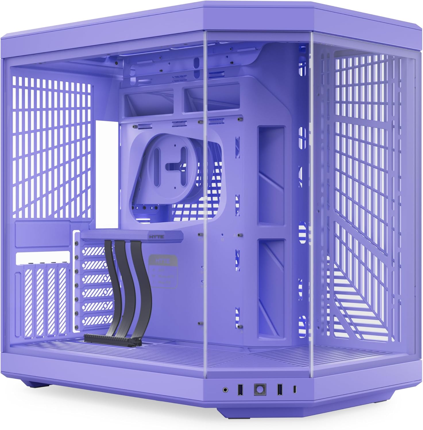 Y70 mid-tower PC Case - Taro Milk (purple)