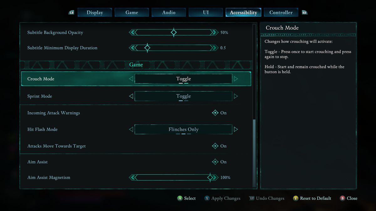 Screenshot of Avowed running on Xbox Series X.