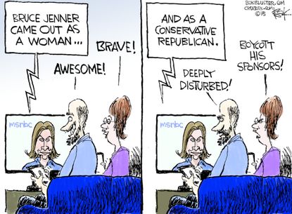 
Editorial cartoon U.S. Entertainment Bruce Jenner