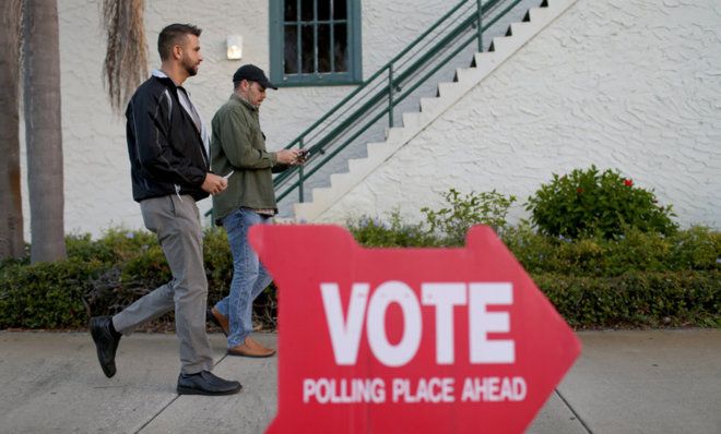 Americans head to the polls. 