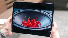 A video running on the iPad Pro 2024's display