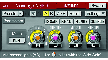 Automate mid/side levels with a plugin like Voxengo’s MSED to make your chorus stand out against the verse