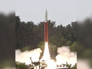 India's Press Information Bureau India tweeted this image of Wednesday's (March 27) "Mission Shakti," the country's first test-fire launch of an anti-satellite weapon.