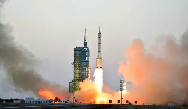 A Chinese Long March 2F rocket launches the Shenzhou-11 spacecraft from Jiuquan Satellite Launch Center in October 2016. On Sept. 4, 2020, a Long March 2F launched a mysterious reusable experiment spacecraft on a two-day orbital mission.