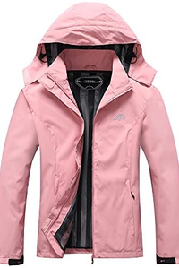 OTU Waterproof Hooded Rain Jacket, $55