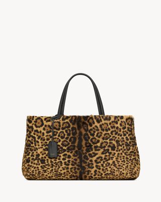 Men's Weekender in Pony Hair Leather in Leopard