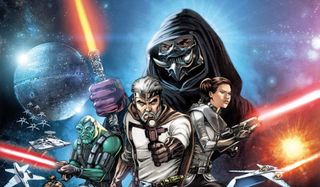 The Star Wars cover art with alternate characters