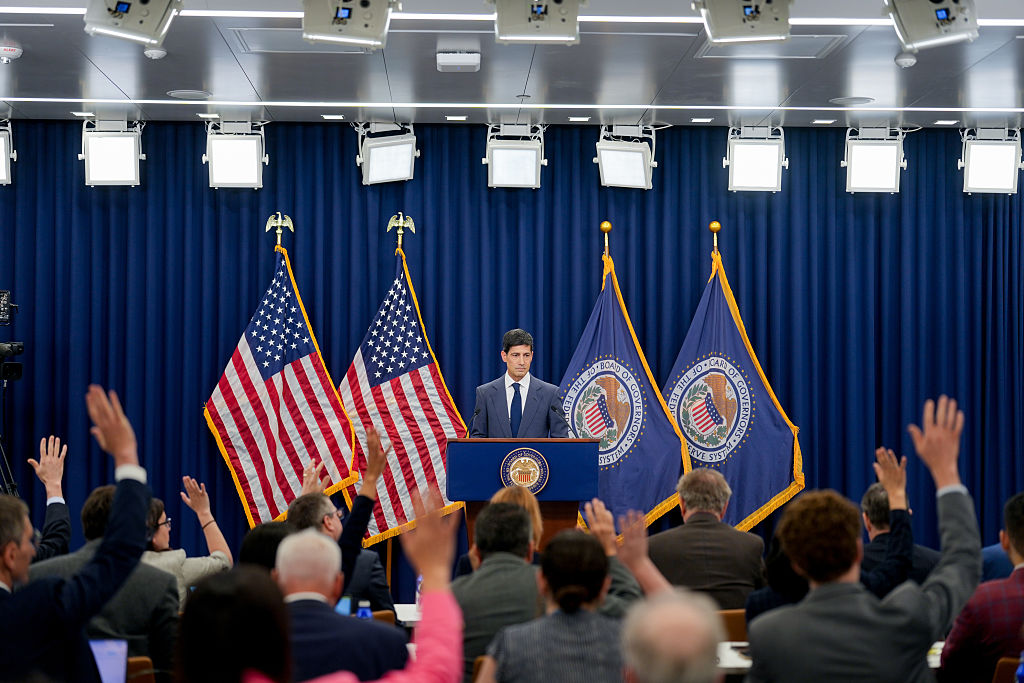 Fed Chair Kevin Warsh during a news conference following a Federal Open Market Committee (FOMC) meeting in Washington, DC, US, on Wednesday, June 17, 2026.