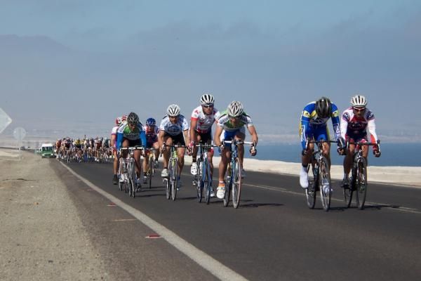 Attacks came in the first kilometres.