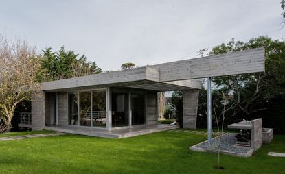 The Basque Pavilion deisgned by Estudio Galera, near Buenos Aires, Argentina.