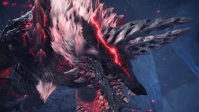 The Stygian Zinogre in Monster Hunter World: Iceborne