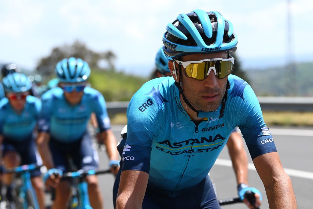 ETNA PIAZZALE RIFUGIO SAPIENZA ITALY MAY 10 Vincenzo Nibali of Italy and Team Astana Qazaqstan competes during the 105th Giro dItalia 2022 Stage 4 a 172km stage from Avola to Etna Piazzale Rifugio Sapienza 1899m Giro WorldTour on May 10 2022 in Etna Piazzale Rifugio Sapienza Italy Photo by Tim de WaeleGetty Images