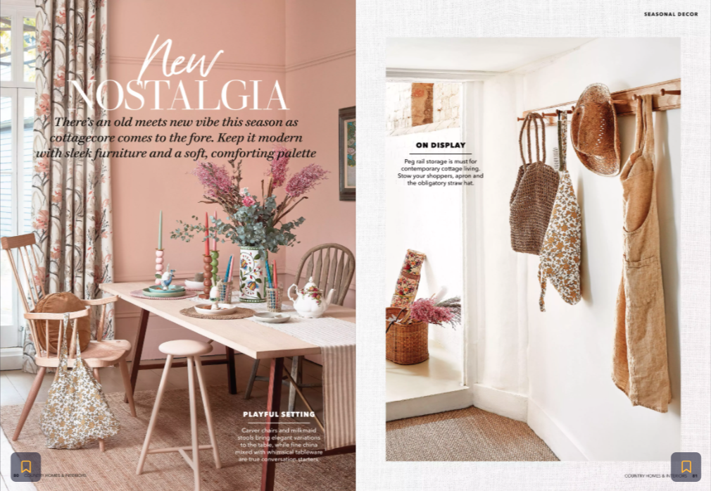 Country Homes &amp; Interiors April 2021 issue pages