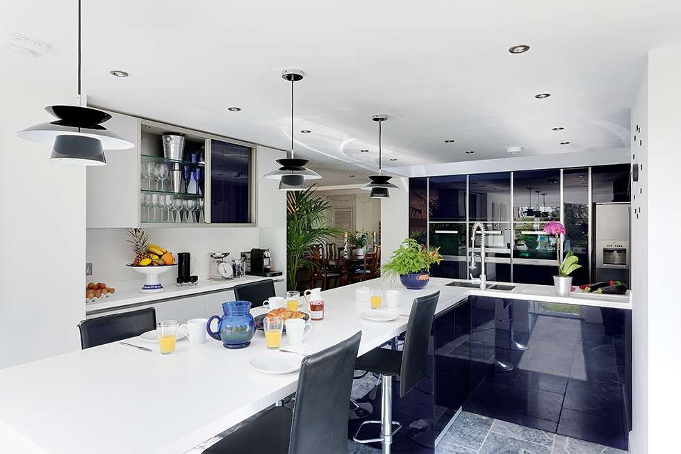 Bi Fold Doors Real Homes Extending To Double The Kitchen Space